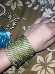 Set of Green Bangles