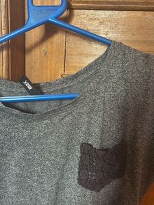 Gray Top &amp; Leggings Set