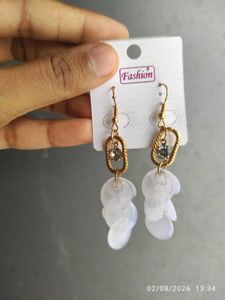 Chic Dangle Earrings with Crystal Accents