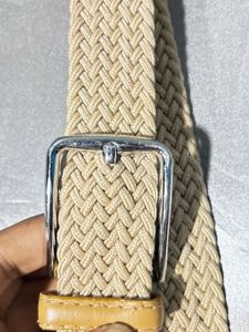Braided Beige Belt