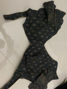 Stylish Black Printed Blouse