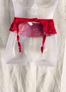 Lace Trimmed Garter Belt