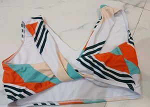Striped Crop Top..size M