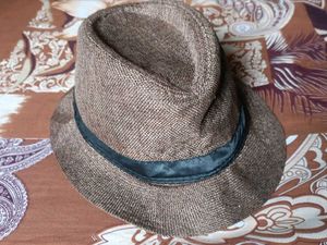 Stylish Brown Fedora Hat
