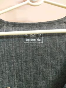 F&amp;F Women's Grey Top