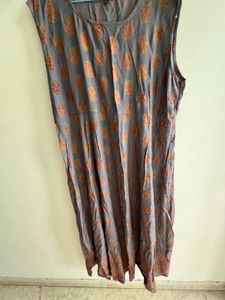 Beautiful Grey Anarkali Kurta with jacket