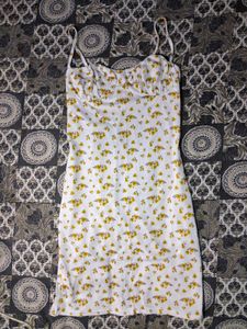 Cute Floral Mini Dress