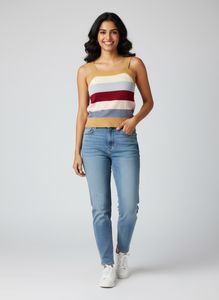 Striped Knit Cami Top