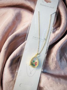 Cute Enamel Pendant Necklace - Anti Tarnish