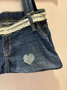 Unique Pintresty Denim Tote Bag