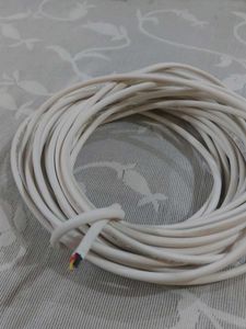 Wi Fi  White Electrical Wire Coil 5 Meter