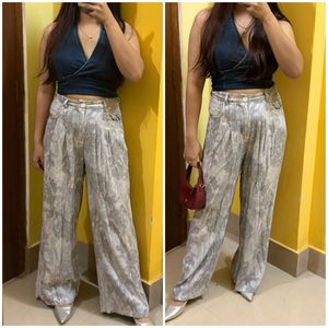 Stylish Printed Wide Leg Pants