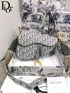 CHRISTIAN DIOR SADDLE SHOULDER BAG*WD BOX