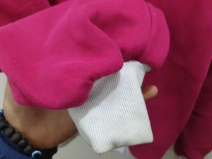 Women's Pink Crew Neck Sweatshirt