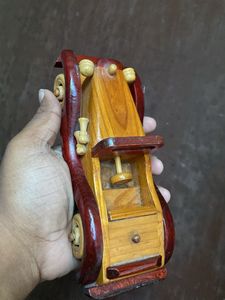 Vintage Wooden Car Showpiece