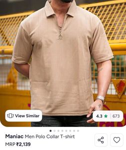 Maniac Men Polo Collar T-shirt