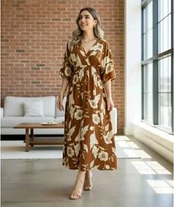 Floral Print Maxi Dress