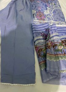 Elegant Lavender Kurta Set with Dupatta