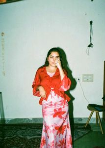 Floral Print Ethnic Gown