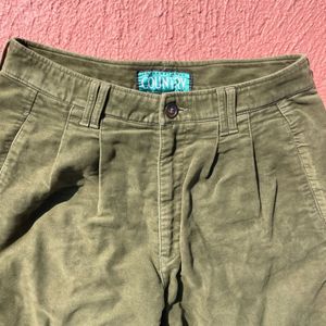 Vintage Made In Italy 🇮🇹 Olive Pleated Pants