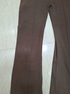 Brown Flared Leggings
