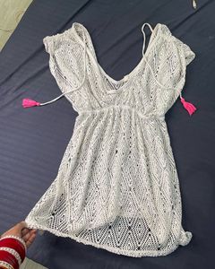 Women's Crochet Swim Cover-Up