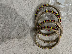 Vibrant Multicolored Bangle Set