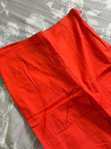Bright Orange Ethnic Pants