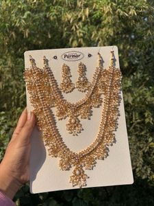 Divya Parmar Pearl Jewellery Set