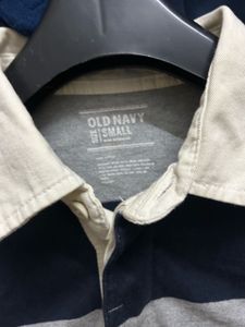 mens full sleeve polo with unique collar design