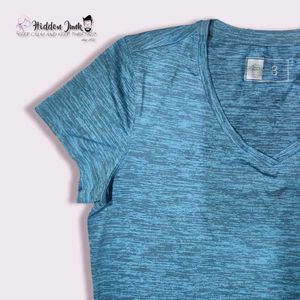 Blue V-Neck T-Shirt