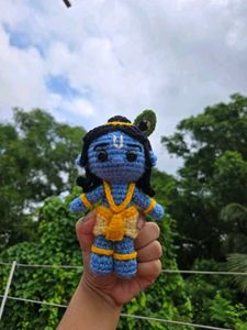 handmade Crochet Krishna amigurumi
