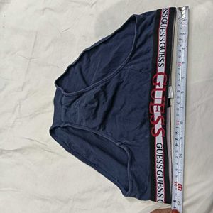 Guess Navy 🪔Briefs with Logo Waistband