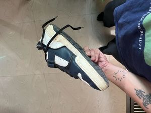 Men's Navy &amp; White Sneakers