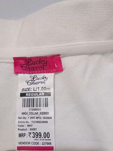 White Short Sleeve Button-Down Shirt