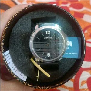 Sonata Watch+FREE Golden Kada(Combo)🛍️