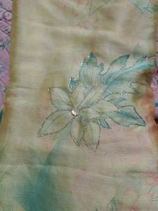 Floral Print saree