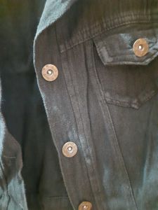 Classic Black Denim Jacket