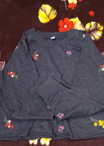 Resham Work Wool Top