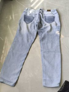 Light Wash Distressed Jeans