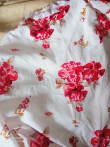 Floral Print Kurta