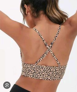 Leopard Print Sports Bra