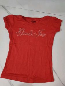 Sparkly Red Graphic Tee
