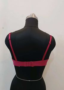 Burgundy Lace Bra 34D