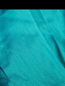 Peacock Green Silk Shirt 38 Size M