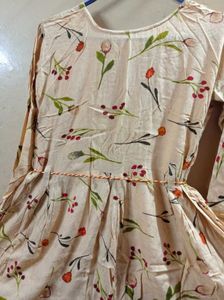Floral Print Maxi Dress with leggie