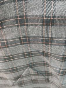 Men's Grey Plaid Nehru Jacket