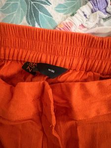 Chic Rust Solid Fit Trouser