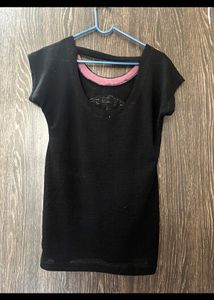 Black Zebra Graphic T-Shirt