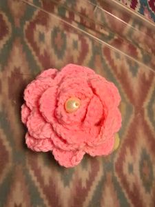 Handmade Crochet Butterfly Hair Clip